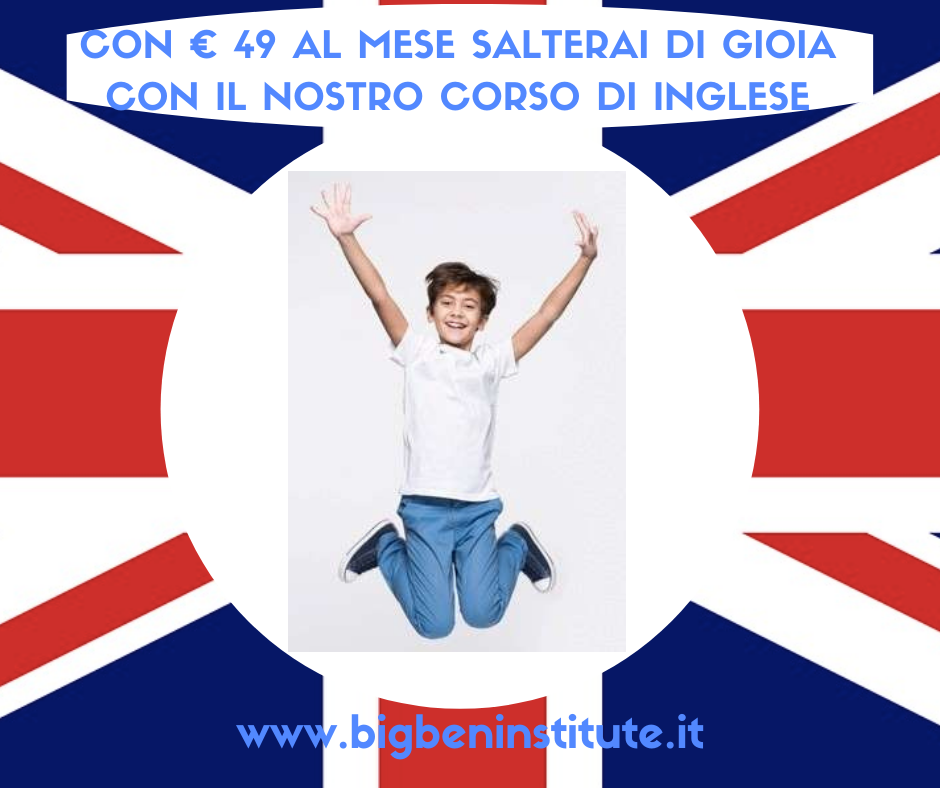 Corso Di Inglese Per Bambini Big Ben Institute